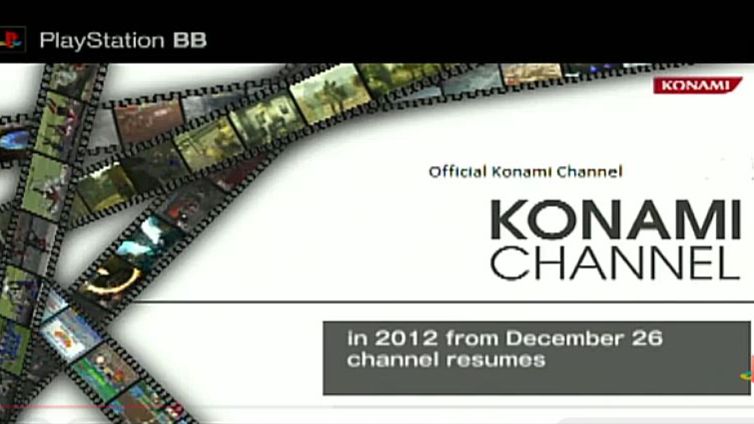 PlayStation BB Konami Channel Version Before The Official Shutdown