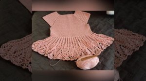 📌🌸Рабочий процесс, ажурное платье для девочки 📌🌸Вязание на заказ 🌸