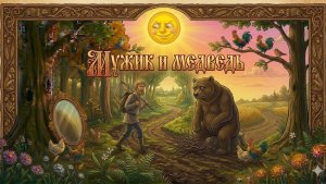 Мужик и медведь. Русская народная сказка. Битва за урожай (Вершки и Корешки)
