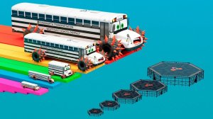 Машинки летают и прыгают! Развивающие мультики Машины помощники. Мультфильмы про машинки