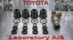 Полный Ремкомплект на 4 инжектора Z-T09, Toyota 23209-79095, 3RZFE,.mp4