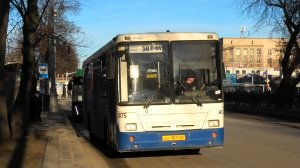 Автобус НефАЗ-5299-30-32 борт. №1875 маршрут 50 на остановке "улица Восточная"