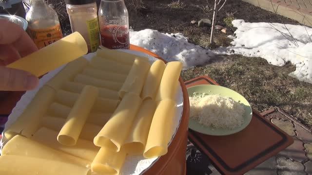 SHOTGUN SHELLS! ПАТРОНЫ ДРОБОВИКА В БЕКОНЕ!) КОПТИМ В ДРАМ-СМОКЕРЕ OKLAHOMA JOE!)