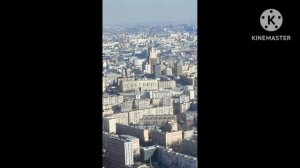 Карнавал горнолыжников и сноубордистов на Воробьёвых горах.Москва Сити.