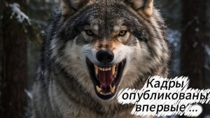 Смертельное нападение волка на собаку!