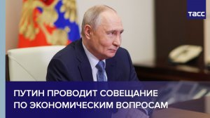 Путин проводит совещание по экономическим вопросам