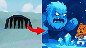 Страшное ледяное чудовище против Супер-медведя/эпическое приключение начинается!