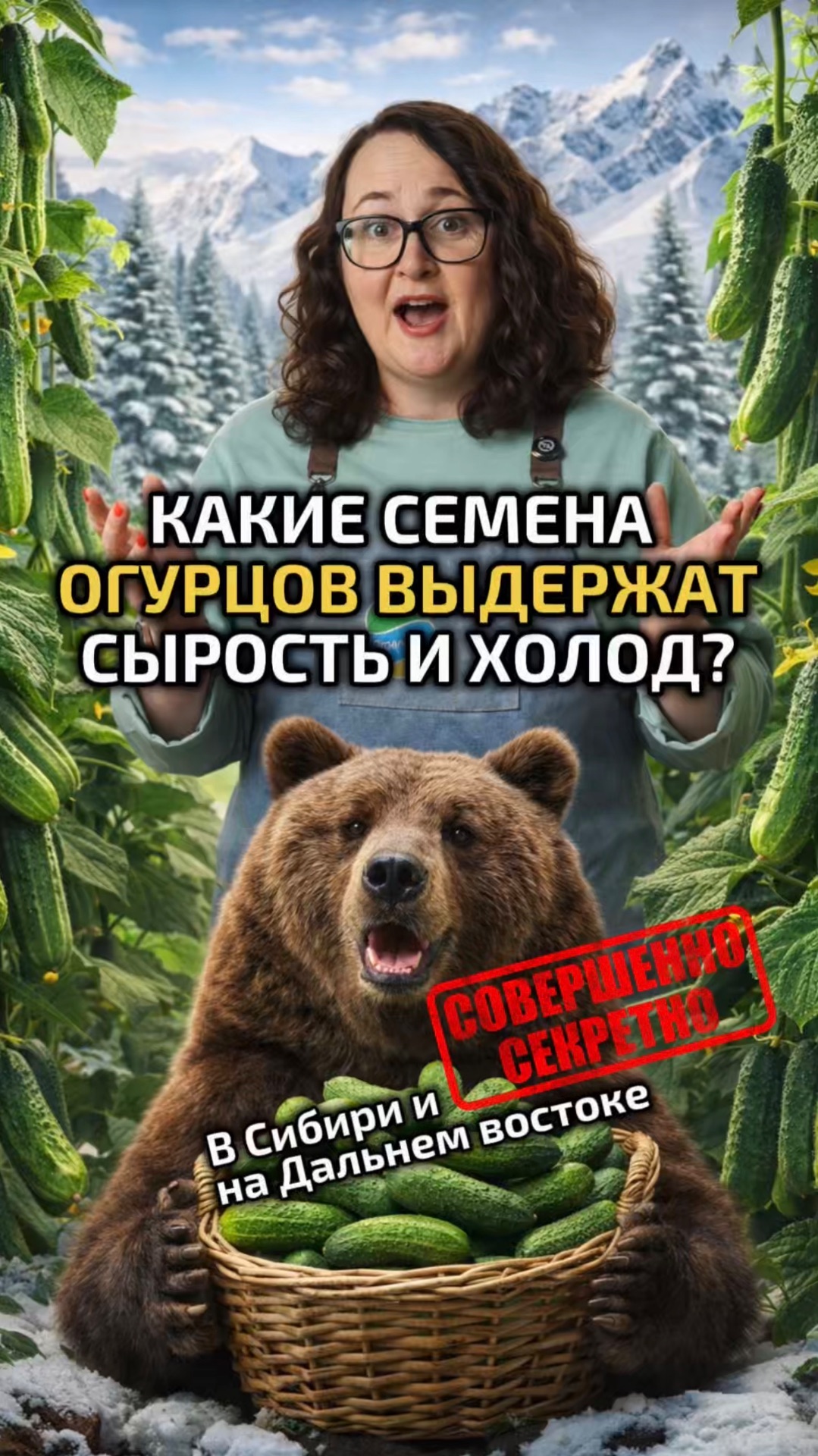 Какие семена огурцов выдержат сырость и холод?