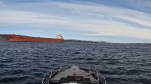 Смелый лоцманский катер Рубин. Работаем!