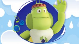 Лунтик .  Лунтик собирает букеты для друзей. Часть  4