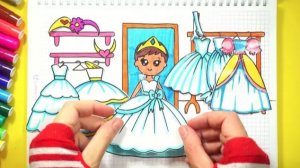 Мультик для детей- Создаем ИЗ БУМАГИ ИГРУ и ИГРАЕМ В НЕВЕСТУ