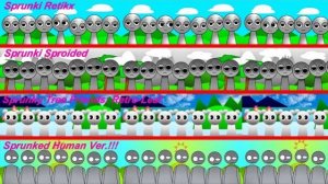 СМЕШАНИЕ ВСЕХ МОДОВ SPRUNKI 🔥 СПРУНКИ RETIKX, SPROIDED И SPRUNKY TREE В ОДНОМ ВИДЕО РЕАКЦИЯ