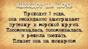Анекдот на Ночь! Лайнер!