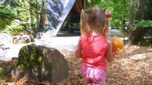 Настя работает в парке аттракционов для детей и следит