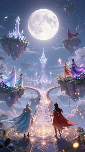 Загадочный мир магии и легенд #фантастика #искусство #приключения