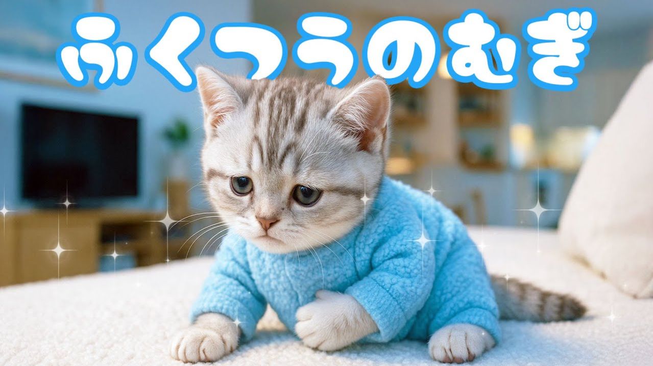 【Офисный котик Муги】Репортаж из жизни Муги, у которого разболелся живот 🐱💊