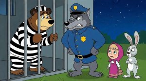 Шокирующая ошибка: Медведь попал в тюрьму?? | Фан-версия мультфильма «Маша и Медведь»🐻😱