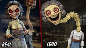 ЛЕГО Я воссоздал Школу Маленького Кошмара 2 Как сбежать от Страшного учителя из Lego