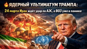 КАТАСТРОФА НЕИЗБЕЖНА? Трамп дал 48 часов, ВОЗ в панике, а Иран обещает выжечь все!