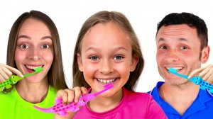 Песня ” Почисти зубы ” |Здоровые привычки для детей + Веселые детские сборники