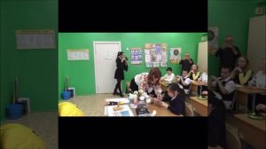 Видеоролик группового фрагмента занятия с обучающимся с ОВЗ