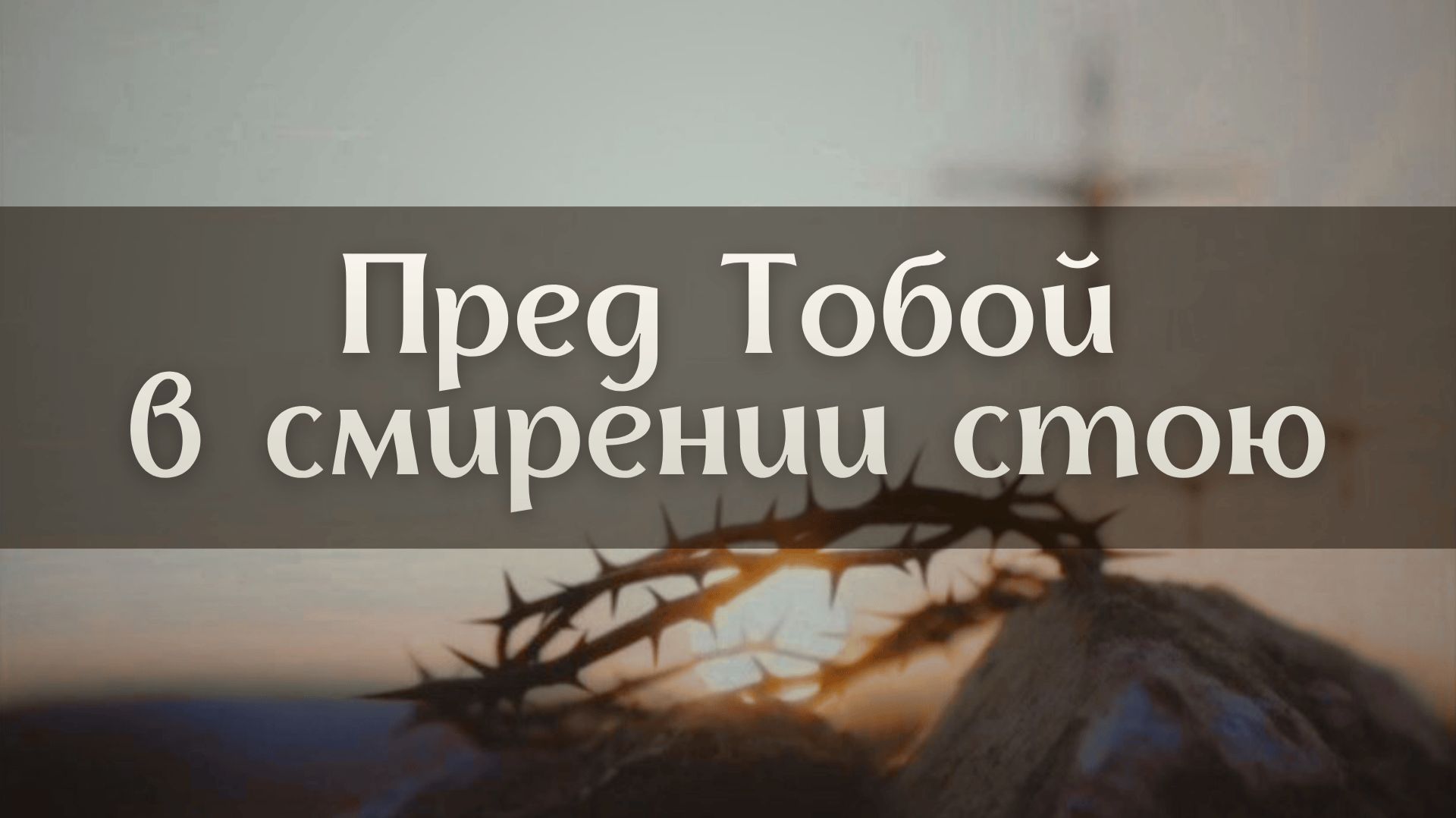 Перед Тобой в смирении стою || Соло (Илья Лисицын)