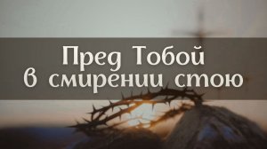 Перед Тобой в смирении стою || Соло (Илья Лисицын)