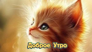 Доброе утро с пожеланиями добра | Музыкальная открытка хорошего дня 🌞