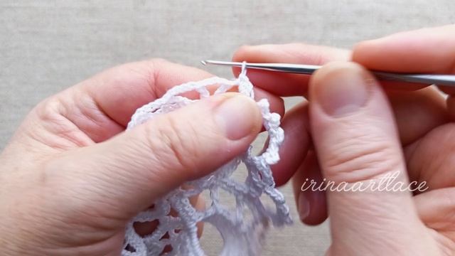 Большой квадратный мотив крючком