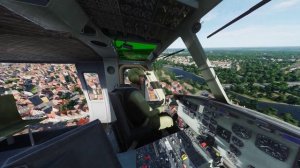 DCS: Cold War Germany - Lubeck City Tour on UH-1H