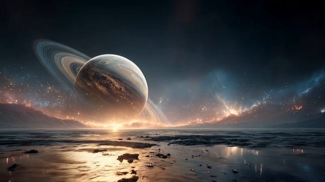 Where the Universe Holds Its Breath — Dream Space Ambient Music & Cinematic Cosmic Soundscapes ｜ 4K-