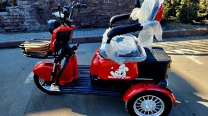 🙌ПОЛНЫЙ ОБЗОР НОВИНКИ🔥 НА ДАЧУ😉 Электрический двуxместный трицикл SUBORBOX-C1 1000W 60v23ah