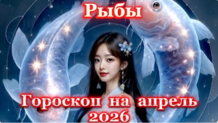 Рыбы! Гороскоп на апрель 2026 года!