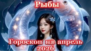 Рыбы! Гороскоп на апрель 2026 года!