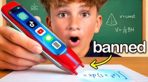 Я протестировал 100 ЗАПРЕЩЕННЫХ школьных товаров!