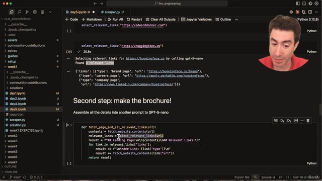 34. Day 5 - Chaining GPT Calls - Building an AI Company Brochure Generator