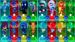 МЕГАМИКС Герои в масках ⚡️ Coffin Dance в Tiles Hop lvl 13-16 - Мультик PJ Masks