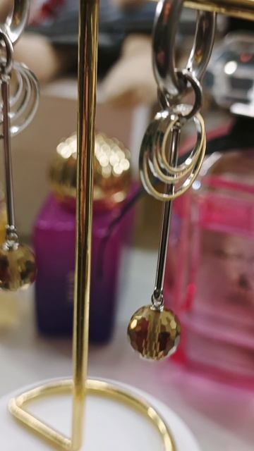 Креативные длинные серьги