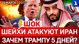ШОК: Шейхи атакуют Иран | Зачем Трампу 5 дней? | БПЛА над Литвой