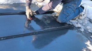 Течет ли мысик?! И как работает планка в надстенном желобе.