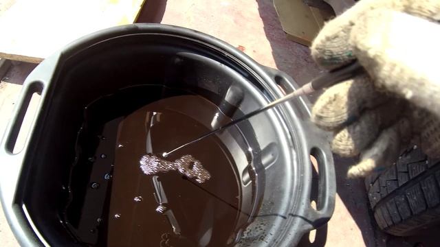 как самому поменять масло в двигатели и масляный фильтр, поменял пробку масляного поддона