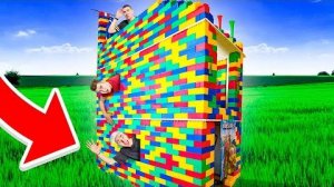 Влад А4 Кто Последний Покинет ЛЕГО ДОМ Челлендж ! в игре майнкрафт