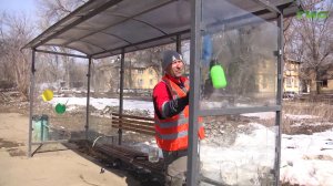 В Самаре специалисты приводят в порядок остановки