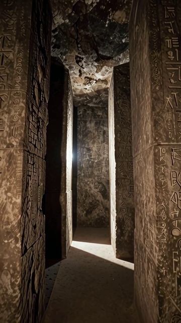 Тайны древних иероглифов: исследование загадочного подземелья #археология #тайны #древность