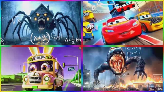 КРОКОДИЛ-БОМБАРДИР И ДОМОГОЛОВЫЙ ПРОТИВ МАКВИНА! 🐊🏎️ КРУТАЯ БИТВА МАШИНОК! Мультик для детей 🏆