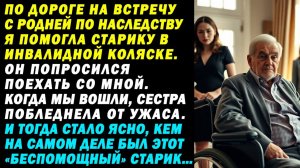 Сестра побледнела на оглашении наследства, увидев меня со стариком|Истории из жизни|Аудио рассказы
