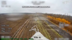 Одна из разбитых колонн бронетехники ВСУ, пытавшихся наступать в Днепропетровской обл.