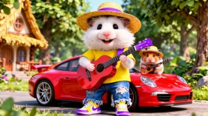 😋МУЛЬТИК-ПЕСЕНКА: ХОМЯЧОК КРОХА ГИТАРИСТ | Развивающие детские песни и мультики