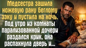 Медсестра зашила рану зэку и пустила на ночь. Из комнаты парализованной дочери раздался крик