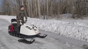 Самодельный снегоход "Мужик" выезд в мокрый снег. #35metalloff #вологда #снегоход  #мужик #тест